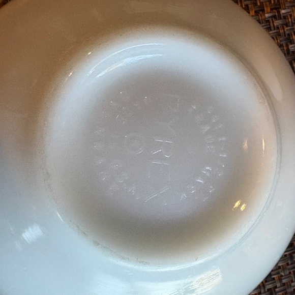 4 vintage Pyrex gooseberry Cinderella bowls 1950s 441 442 443 444  (faded) - Picture 14 of 16